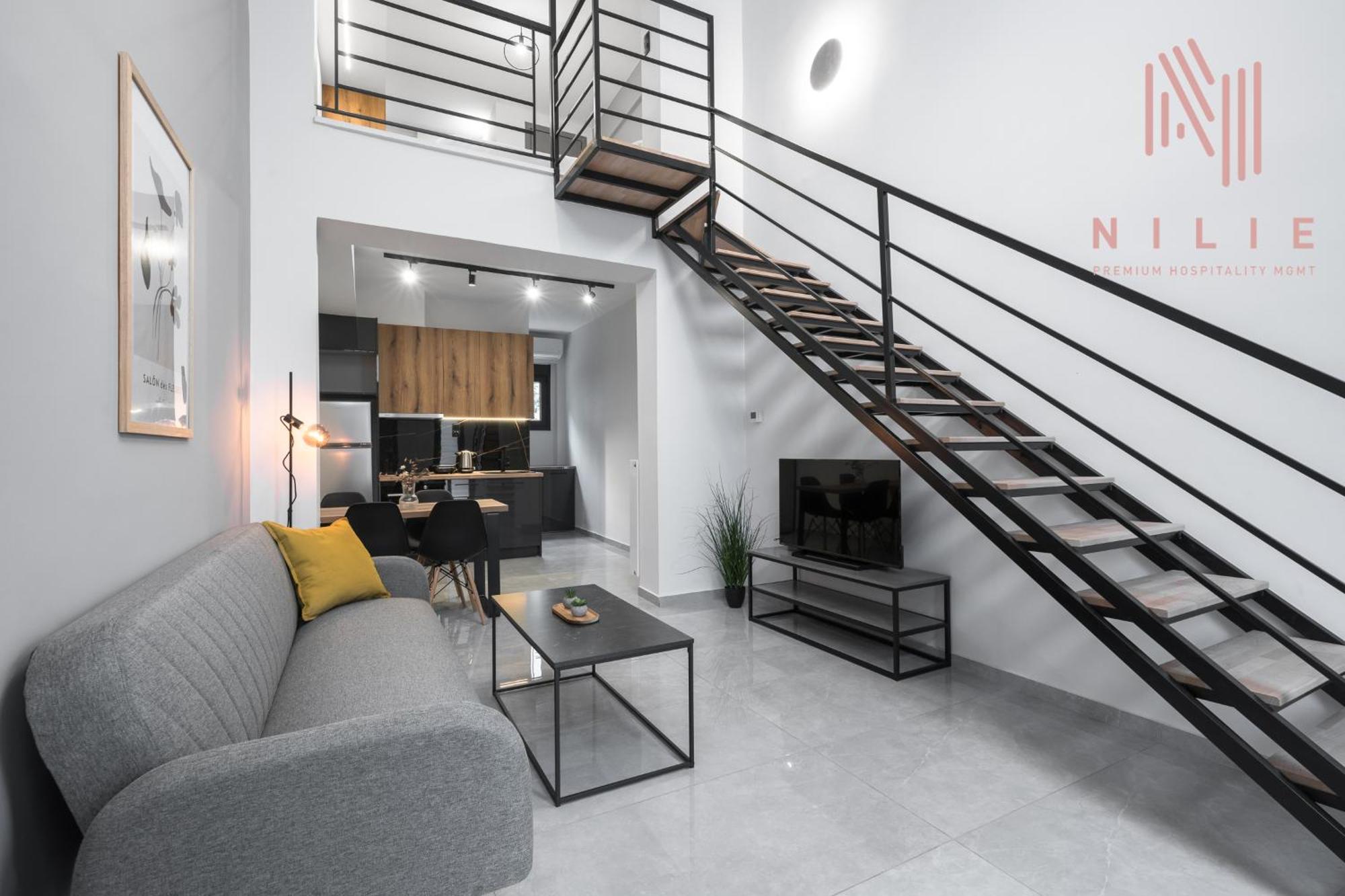 Ferienwohnung Railway Lofts, Nilie Hospitality Mgmt Thessaloniki Exterior foto